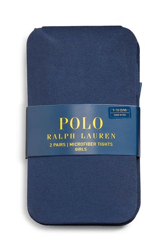 темно-синій Дитячі колготки Polo Ralph Lauren 2-pack Для дівчаток