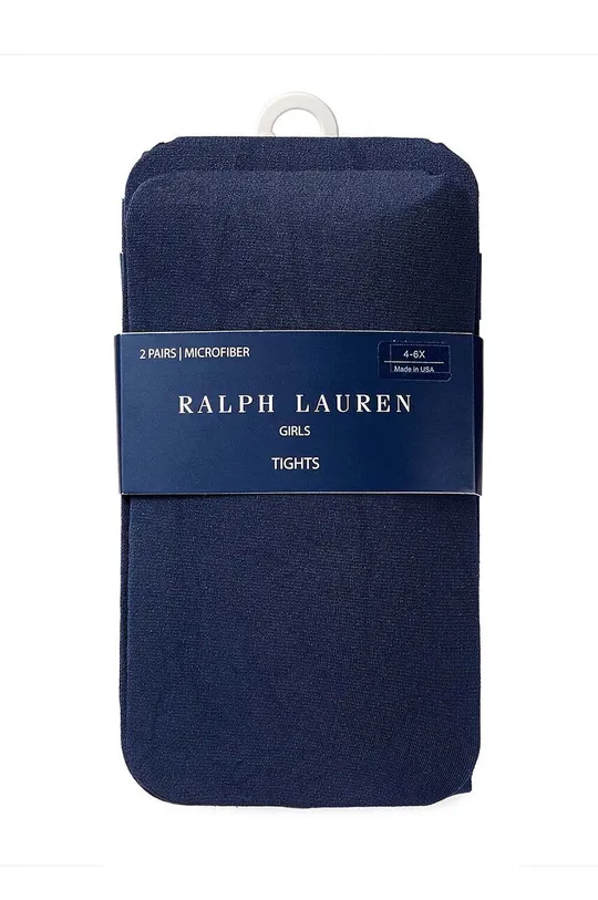 тёмно-синий Детские колготки Polo Ralph Lauren 2 шт Для девочек