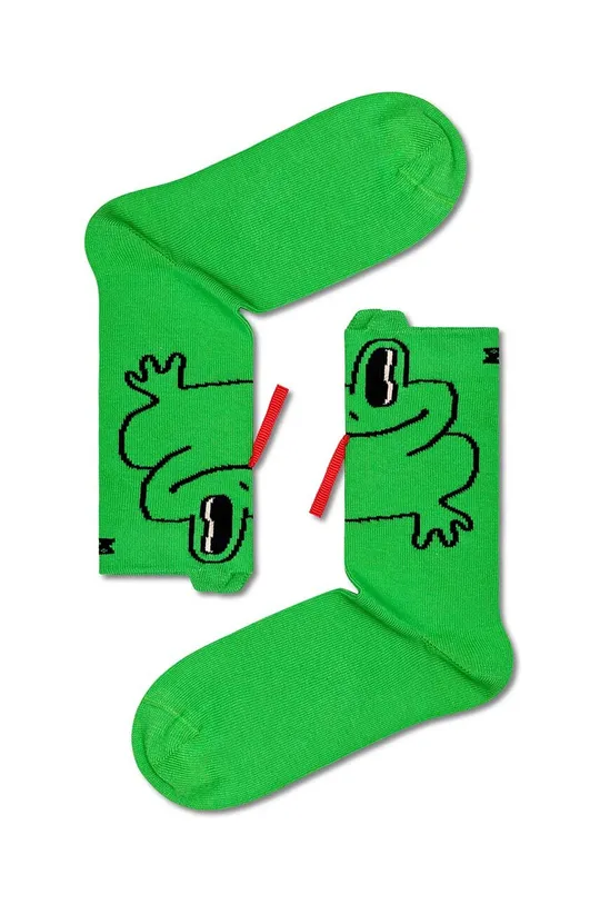 πράσινο Παιδικές κάλτσες Happy Socks Happy Frog Παιδικά