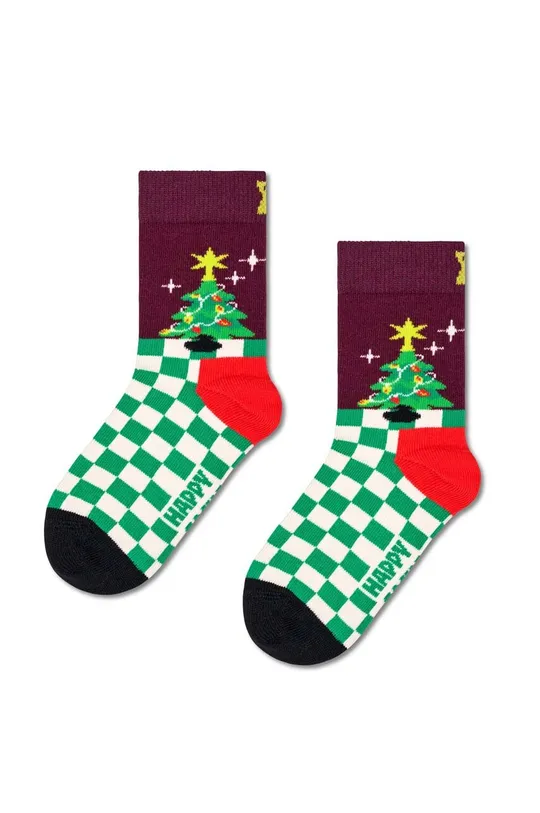 πράσινο Παιδικές κάλτσες Happy Socks Christmas Tree Sock Παιδικά