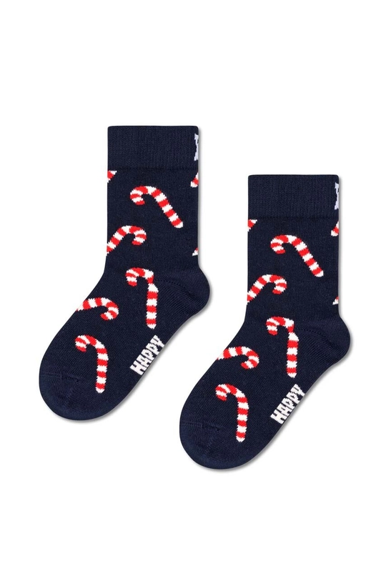 Detské ponožky Happy Socks Candy Cane Sock dlhé ponožky tmavomodrá P000287