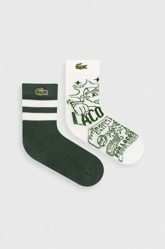biela Detské ponožky Lacoste 2-pak Detský