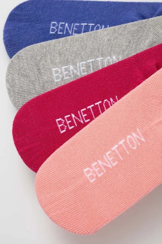 Κάλτσες United Colors of Benetton 4-pack γκρί