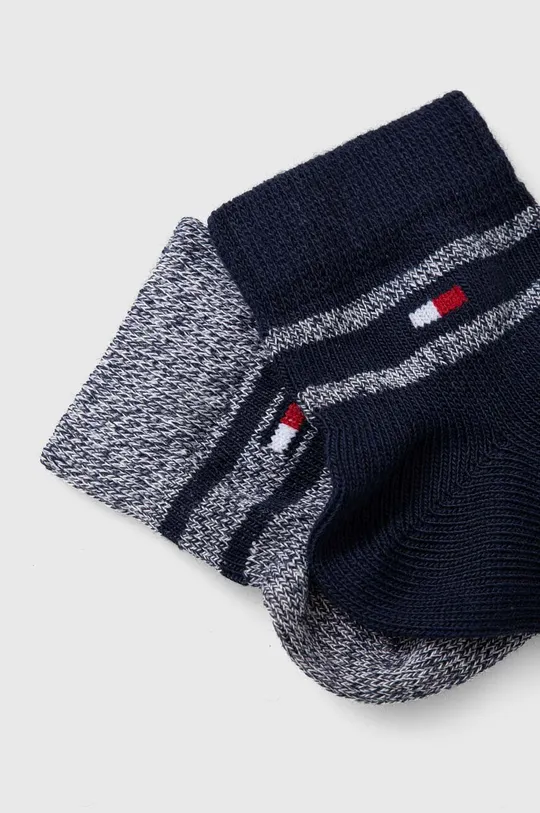 Dječje čarape Tommy Hilfiger 2-pack mornarsko plava