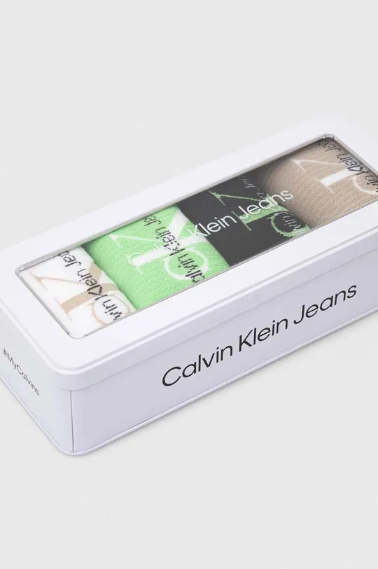Ponožky Calvin Klein Jeans 4-pak 65 % Bavlna, 31 % Polyamid, 4 % Elastan
