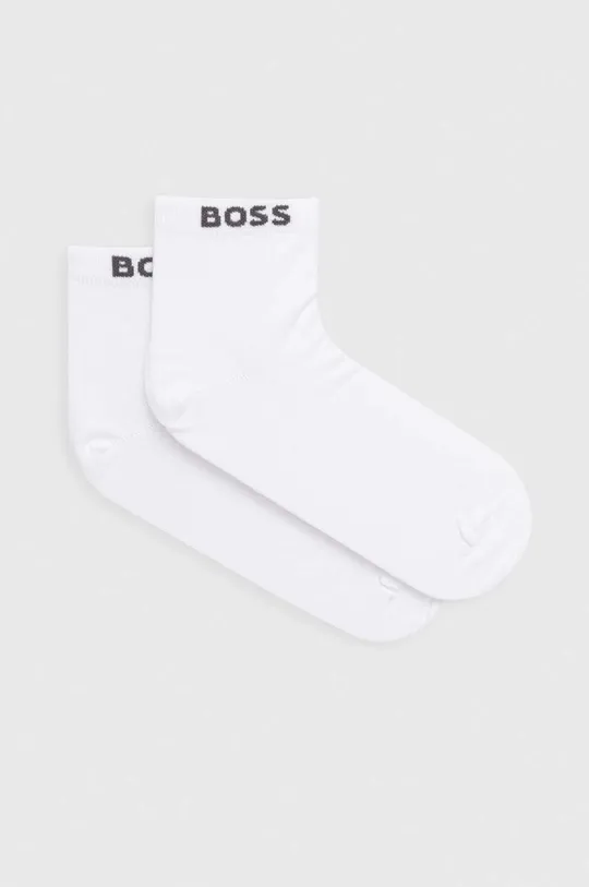 biela Ponožky BOSS 2-pak Pánsky