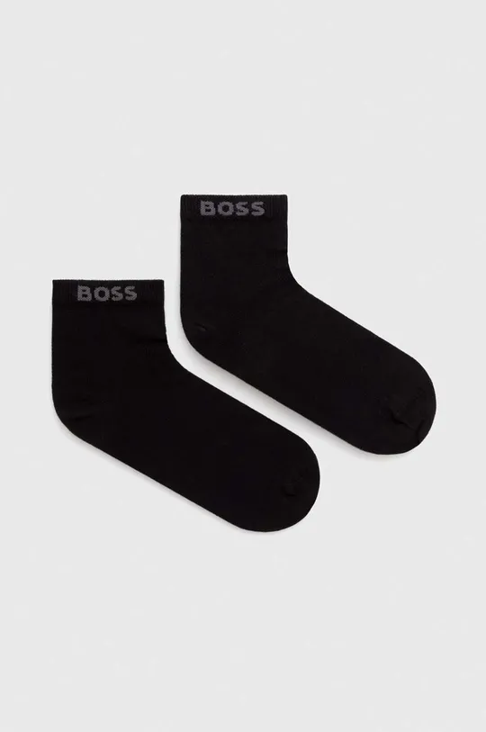 crna Čarape BOSS 2-pack Muški