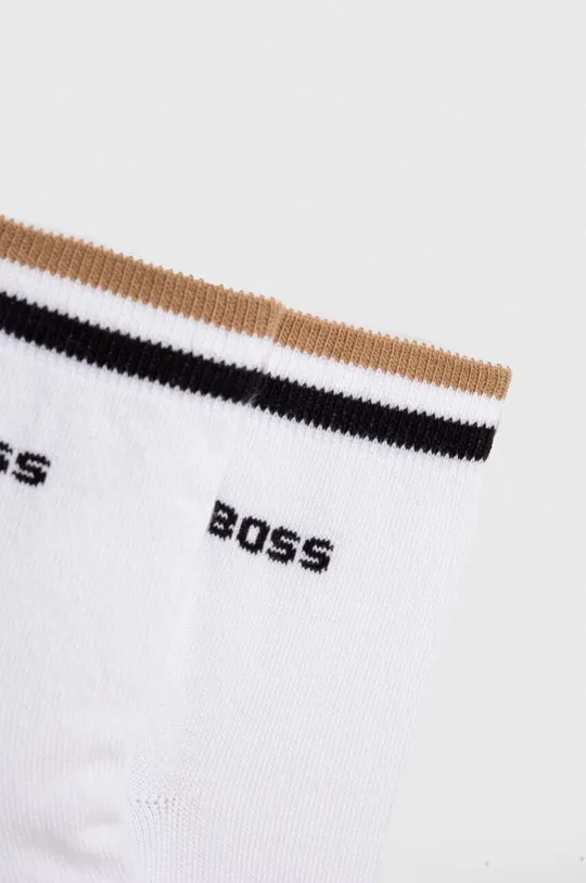 Κάλτσες BOSS 2-pack λευκό