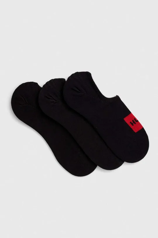 čierna Ponožky HUGO 3-pak Pánsky