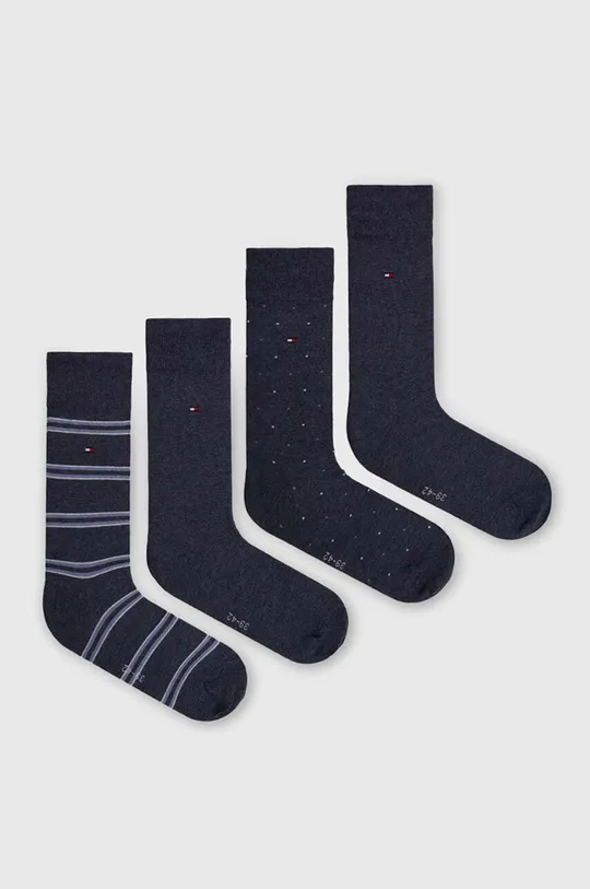 σκούρο μπλε Κάλτσες Tommy Hilfiger 4-pack Ανδρικά
