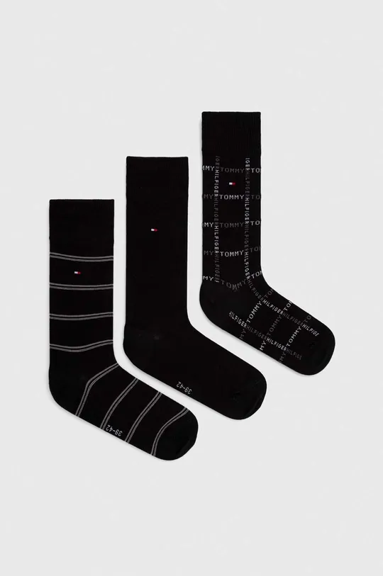 čierna Ponožky Tommy Hilfiger 3-pak Pánsky