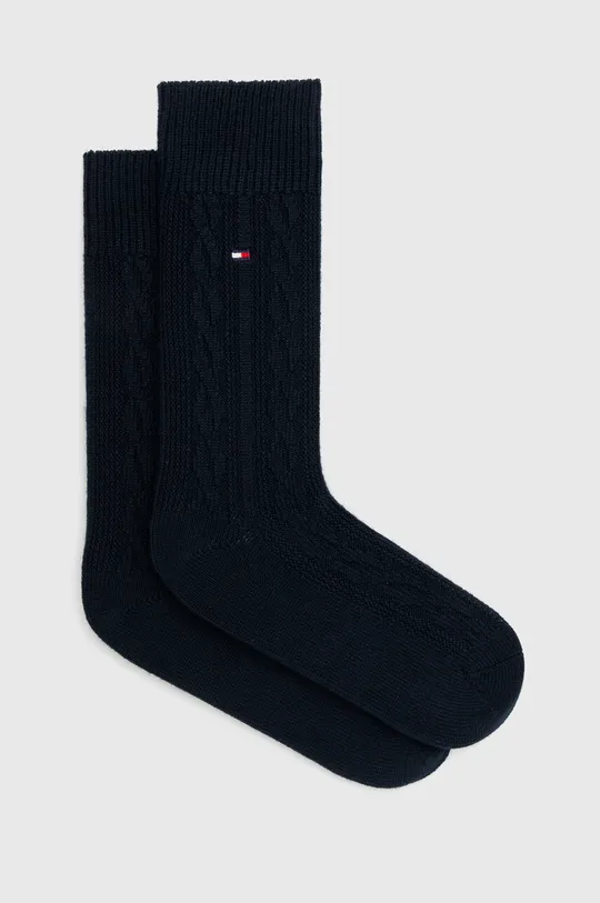 tmavomodrá Ponožky s prímesou vlny Tommy Hilfiger Pánsky