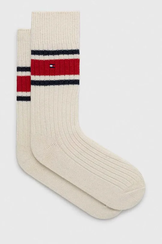 biela Vlnené ponožky Tommy Hilfiger Pánsky