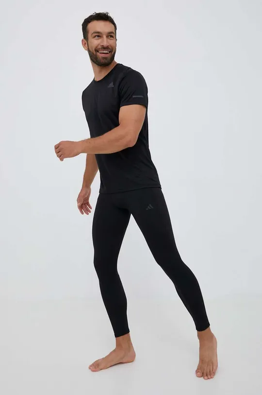 adidas Performance legginsy treningowe czarny