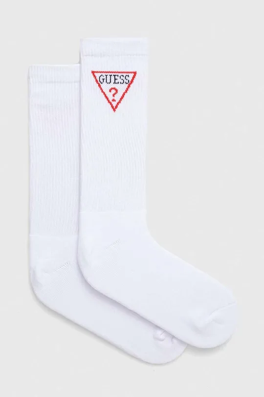 λευκό Κάλτσες Guess Originals Ανδρικά