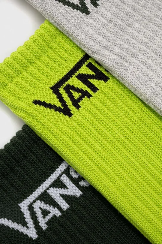 Κάλτσες Vans 3-pack πράσινο