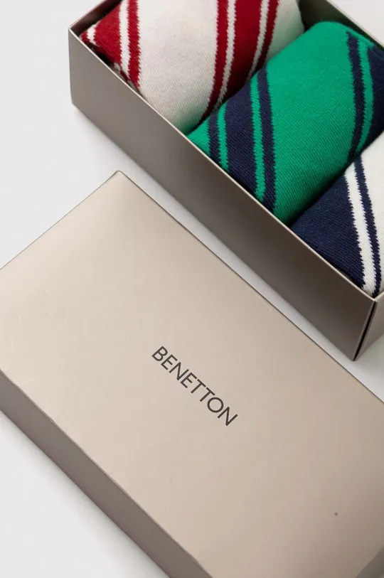 United Colors of Benetton zokni 3 db 71% pamut, 28% poliamid, 1% elasztán