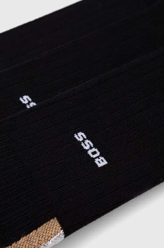 Ponožky BOSS 3-pak čierna