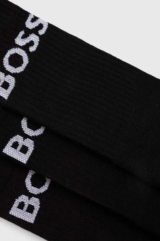 Nogavice BOSS 6-pack črna
