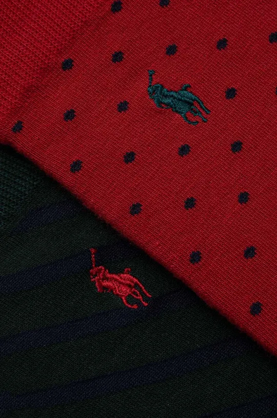 Κάλτσες Polo Ralph Lauren 2-pack 58% Βαμβάκι, 24% Πολυαμίδη, 15% Πολυεστέρας, 3% Σπαντέξ