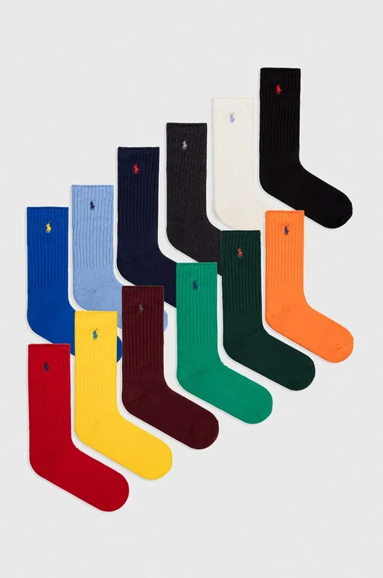 πολύχρωμο Κάλτσες Polo Ralph Lauren 12 τεμάχια Ανδρικά