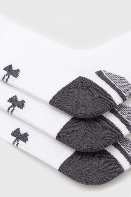 Ponožky Under Armour 3-pak biela