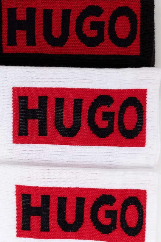 Ponožky HUGO 3-pak viacfarebná