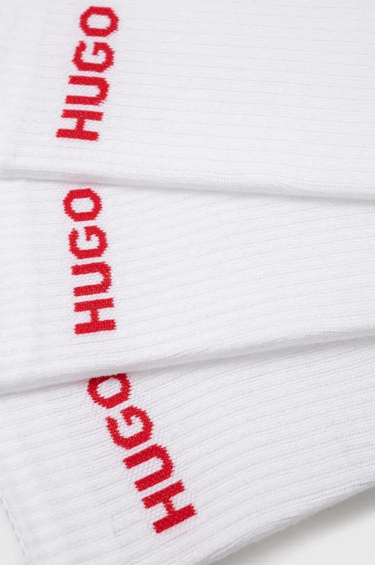 Čarape HUGO 6-pack bijela