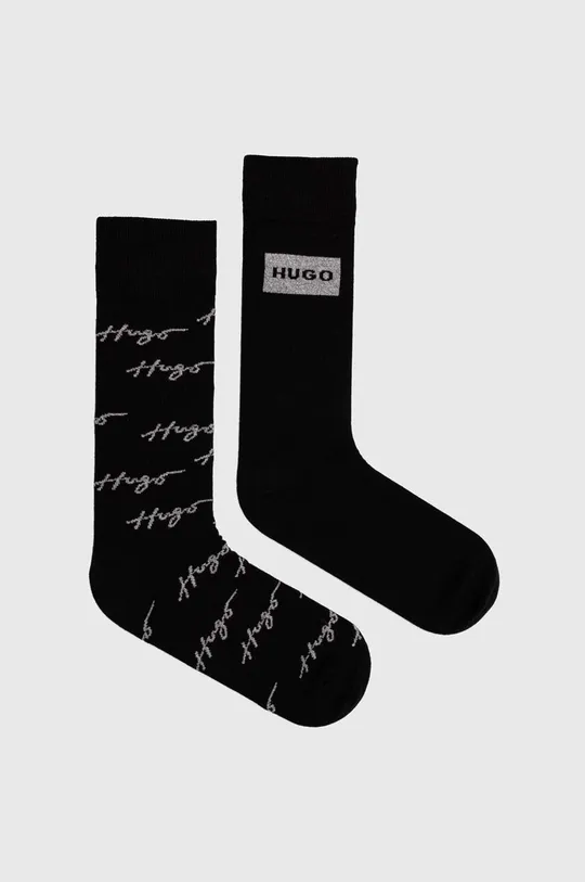 чорний Шкарпетки HUGO 2-pack Чоловічий