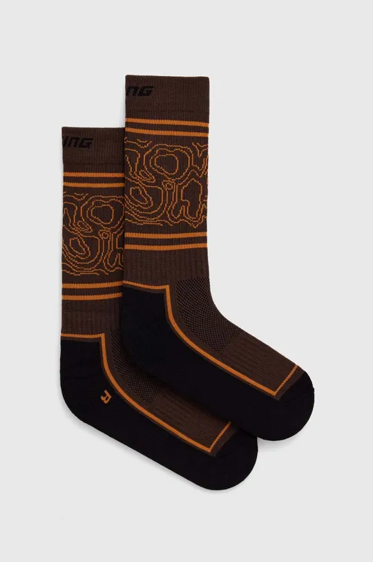 коричневий Лижні шкарпетки Viking Чоловічий