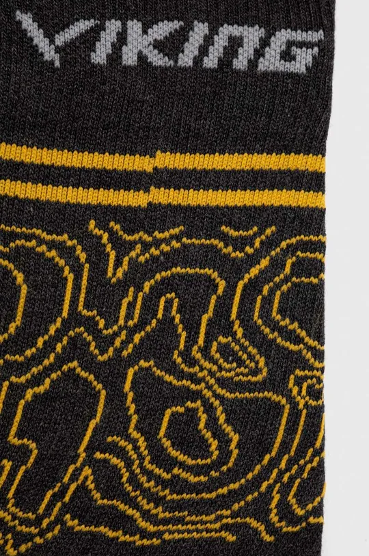 Lyžiarske ponožky Viking sivá