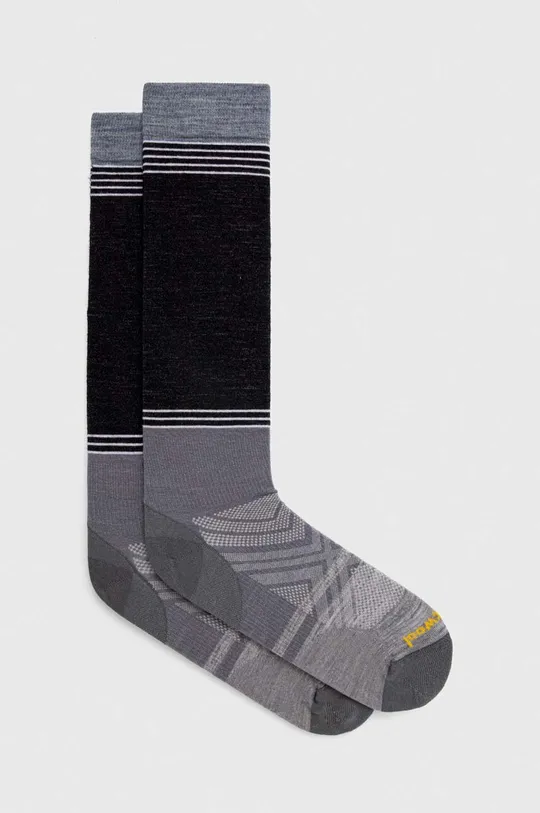 čierna Lyžiarske ponožky Smartwool Zero Cushion Logo OTC Pánsky