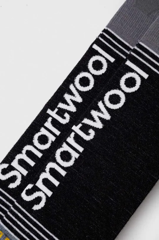 Skijaške čarape Smartwool Zero Cushion Logo OTC crna