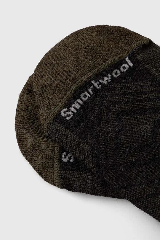 Ponožky Smartwool Run Zero Cushion Mid čierna