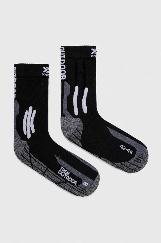 μαύρο Κάλτσες X-Socks Trek Outdoor 4.0 Ανδρικά