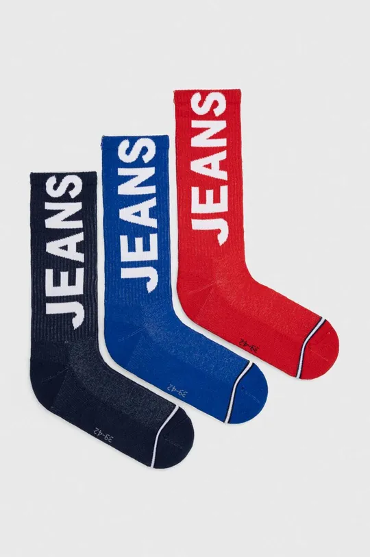 Шкарпетки Tommy Jeans 3-pack 82% Бавовна, 16% Поліамід, 2% Еластан