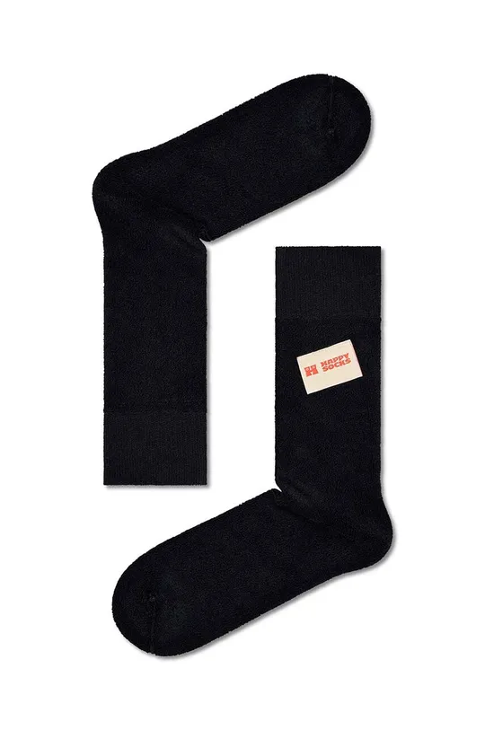 μαύρο Κάλτσες Happy Socks Slow Life Sock Unisex