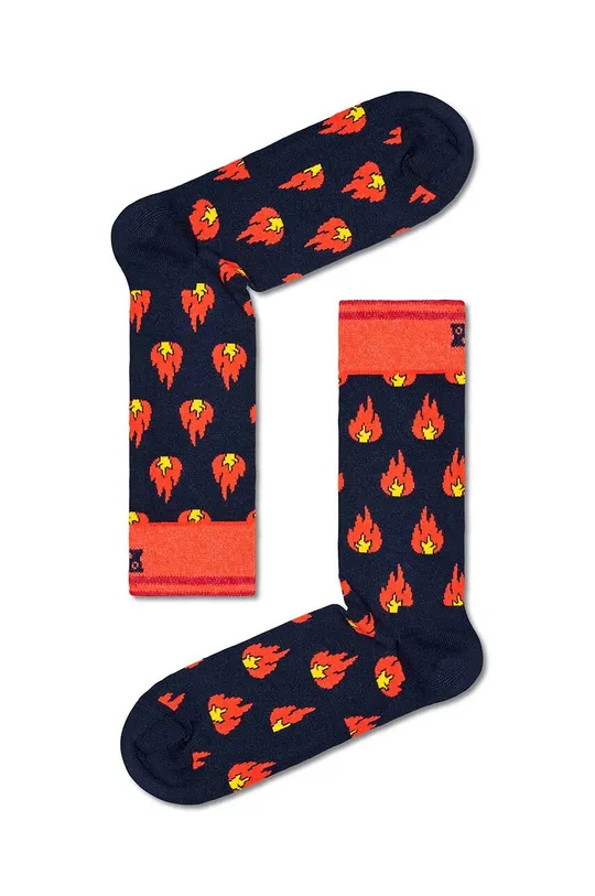 σκούρο μπλε Κάλτσες Happy Socks Flames Sock Unisex