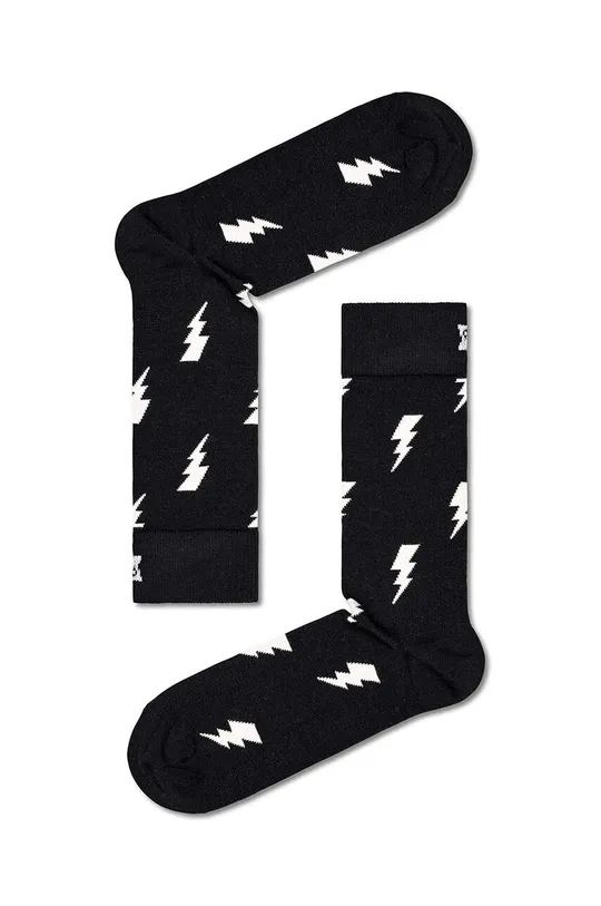 nero Happy Socks calzini Flash Sock Unisex