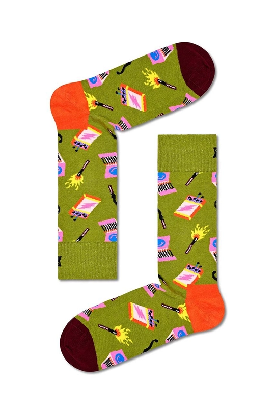 zelená Ponožky Happy Socks Matches Sock Unisex