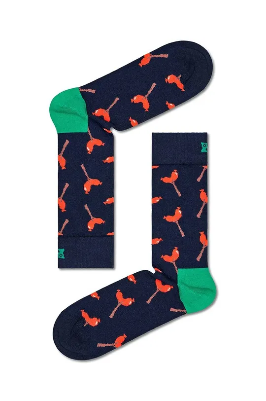 tmavomodrá Ponožky Happy Socks Sausage Sock Unisex