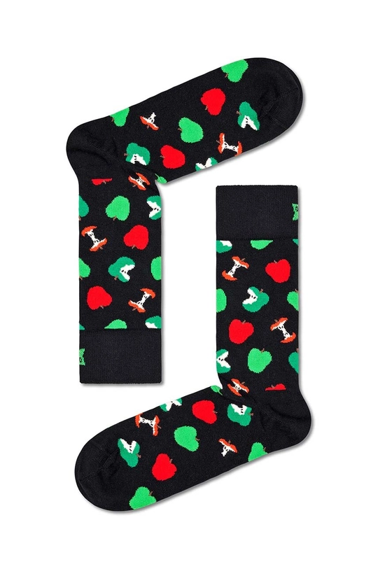 μαύρο Κάλτσες Happy Socks Apple Sock Unisex