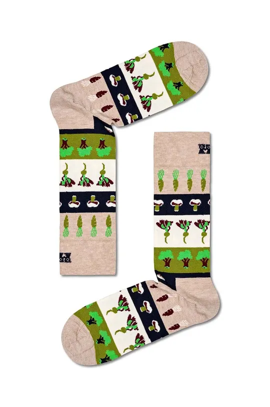 πολύχρωμο Κάλτσες Happy Socks Veggie Stripe Sock Unisex