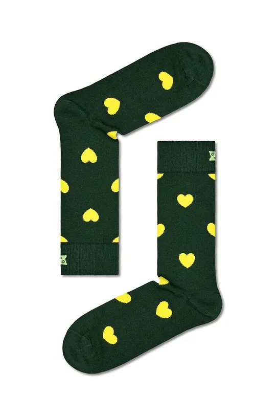 πράσινο Κάλτσες Happy Socks Heart Sock Unisex