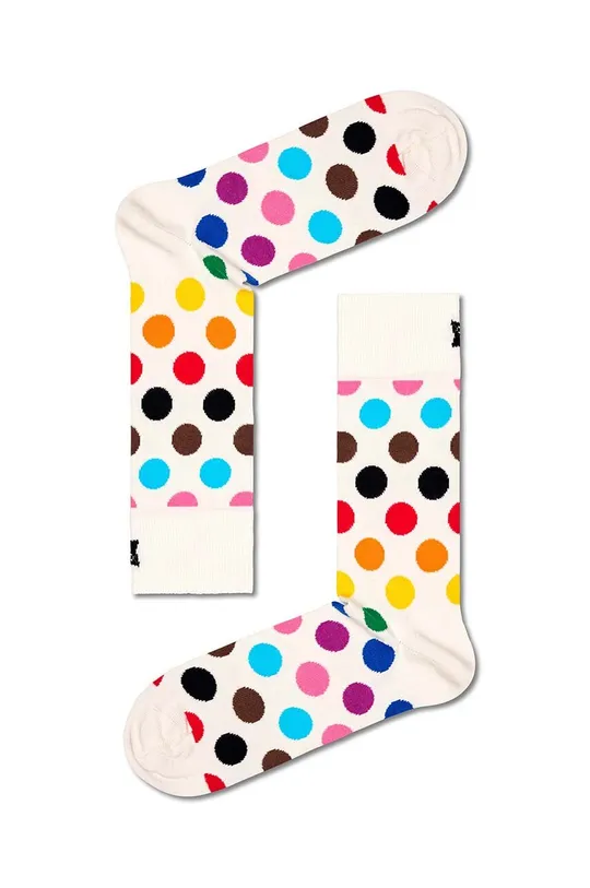 bela Nogavice Happy Socks Pride Dots Sock Unisex