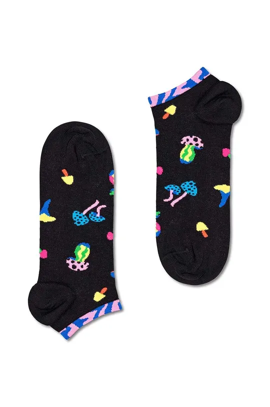 μαύρο Κάλτσες Happy Socks Mushrooms Low Sock Unisex