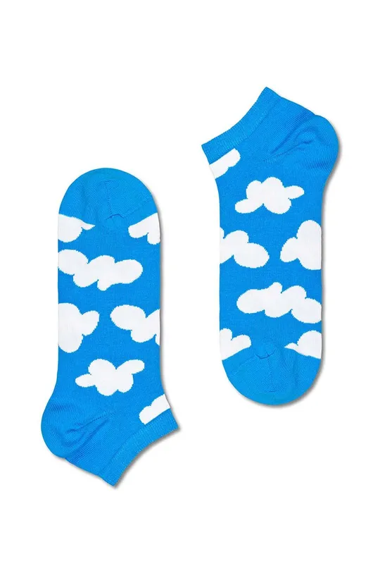 μπλε Κάλτσες Happy Socks Cloudy Low Sock Unisex