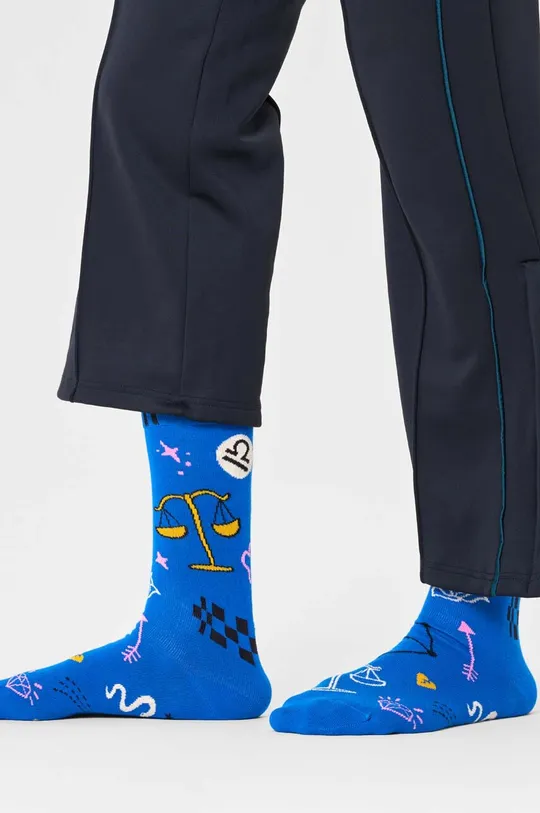 Oblečenie Ponožky Happy Socks Zodiac Libra P000145 modrá