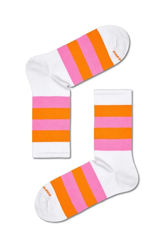 πολύχρωμο Κάλτσες Happy Socks Stripe It 3/4 Crew Sock Unisex