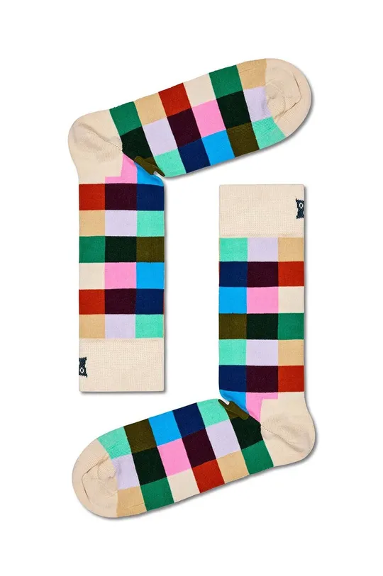 Κάλτσες Happy Socks Check It Out Socks 3-pack 86% Βαμβάκι, 12% Πολυαμίδη, 2% Σπαντέξ